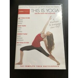 Tara Stiles "This Is Yoga" AM/PM Yoga For Everyone DVD (2012) Brand New Sealed